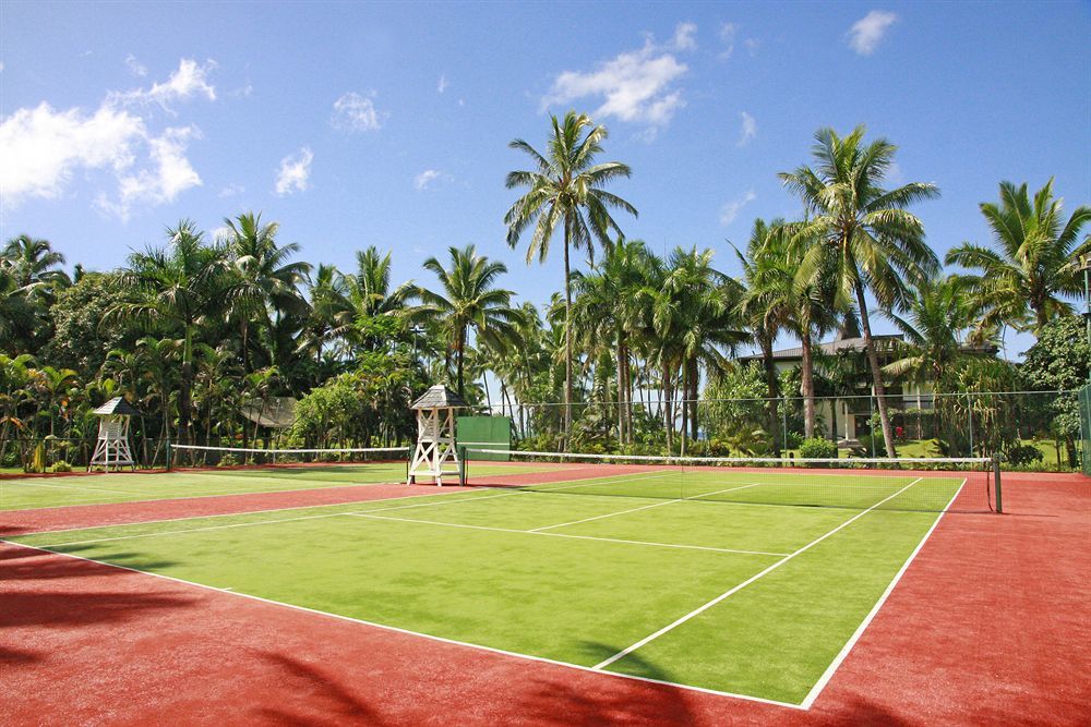 Отель The Warwick Fiji Королеву Экстерьер фото Tennis court at the resort