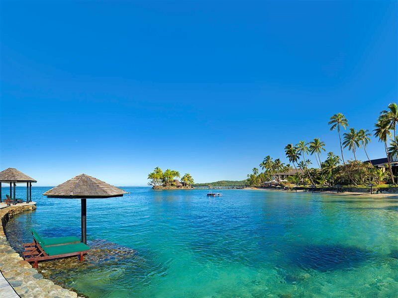 Отель The Warwick Fiji Королеву Экстерьер фото View of the lagoon